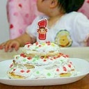 赤ちゃんも食べられる★ファーストバースデーケーキ★